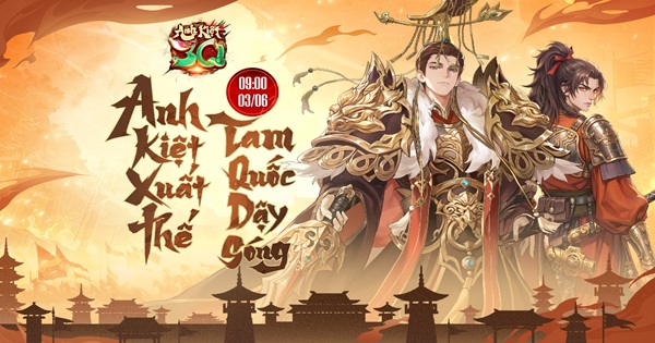 Anh Kiệt Tam Quốc chính thức ra mắt 9h ngày 3/6, tặng mô hình Quan Vũ 1:4 cực hiếm
