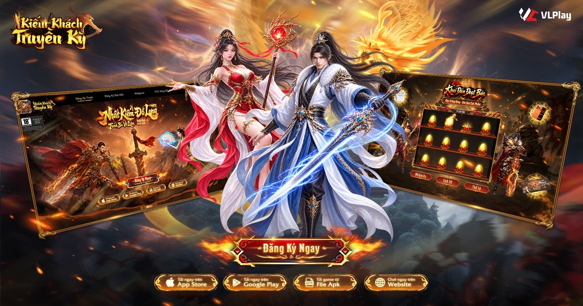 Kiếm Khách Truyền Kỳ chính thức mở đăng ký trước – MMORPG truyền kỳ tái hiện thời hoàng kim game net